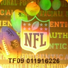 Holograma personalizata cu logo brand si serie unica pentru autentificare produs, securizare documente si protectie impotriva contrafacerii